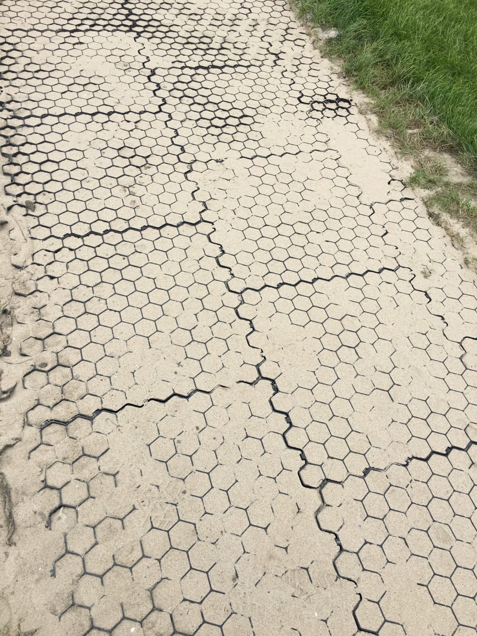 Tufftrack Grass Pavers 2’X2′