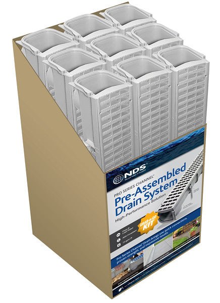 NDS 864 Pro Channel Kit 9 - Pack Bulk Orders - Landscape Drainage Proz - Landscape Drainage Proz