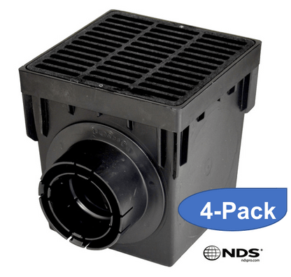 NDS 9x9 catch basin kit 4-pack