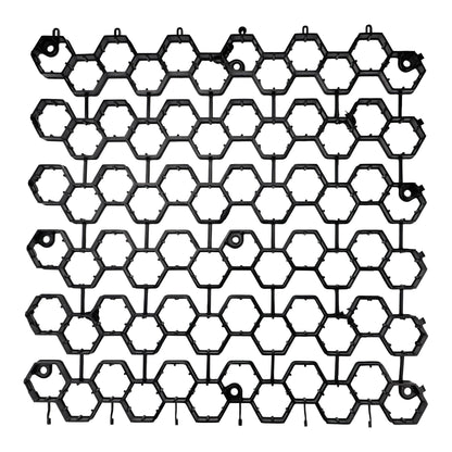 NDS EZ Roll grass paver EZ4X150, top view of the honeycomb cell grid